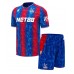 Camiseta Crystal Palace Adam Wharton #20 Primera Equipación para niños 2024-25 manga corta (+ pantalones cortos)